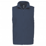 Bodywarmer micropolaire homme K913 - Deep Blue personnalisable - Vue de face