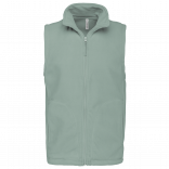 Bodywarmer micropolaire homme K913 - Sage personnalisable - Vue de face