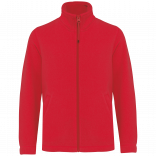 Veste micropolaire zippée enfant K920 - Red personnalisable - Vue de face