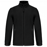 Veste micropolaire zippée enfant K920 - Black personnalisable - Vue de face