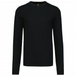 Pull col rond K967 - Black personnalisable - Vue de face