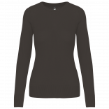 Pull col rond femme K968 - Dark Grey personnalisable - Vue de face