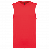 Pull col V sans manches K969 - Red personnalisable - Vue de face