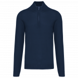 Pull 1/4 zip homme K970 - Navy personnalisable - Vue de face