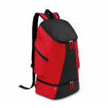 Sac à dos sport KI0102 - Red / Black personnalisable - Vue de face