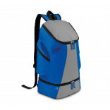 Sac à dos sport KI0102 - Royal Blue / Light Grey personnalisable - Vue de face