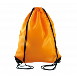 Sac à dos avec cordelettes KI0104 - Orange personnalisable - Vue de face