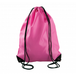 Sac à dos avec cordelettes KI0104 - Fluorescent Fuchsia personnalisable - Vue de face