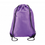 Sac à dos avec cordelettes KI0104 - Purple personnalisable - Vue de face