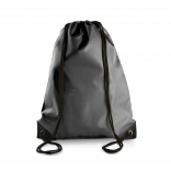 Sac à dos avec cordelettes KI0104 - Dark Grey personnalisable - Vue de face