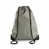 Sac à dos avec cordelettes KI0104 - Light Grey personnalisable - Vue de face