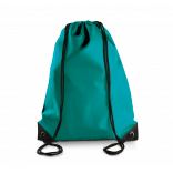 Sac à dos avec cordelettes KI0104 - Turquoise personnalisable - Vue de face