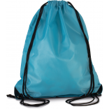 Sac à dos avec cordelettes KI0104 - Lagoon personnalisable - Vue de face