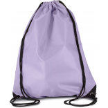 Sac à dos avec cordelettes KI0104 - Light Violet personnalisable - Vue de face
