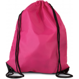 Sac à dos avec cordelettes KI0104 - Magenta personnalisable - Vue de face