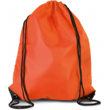 Sac à dos avec cordelettes KI0104 - Spicy Orange personnalisable - Vue de face