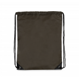 Sac à dos avec cordelettes KI0104 - Dark Khaki personnalisable - Vue de face