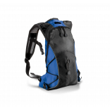 Sac à dos porte-boisson KI0111 - Black / Royal Blue personnalisable - Vue de face