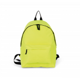 Sac à dos classique KI0130 - Fluorescent Yellow / Black personnalisable - Vue de face