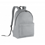 Sac à dos classique KI0130 - Light Grey / Dark Grey personnalisable - Vue de face