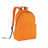 Sac à dos classique KI0130 - Orange / Dark Grey personnalisable - Vue de face