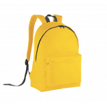 Sac à dos classique KI0130 - Yellow / Dark Grey personnalisable - Vue de face