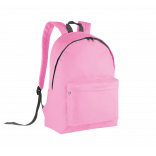 Sac à dos classique - Version junior KI0131 - Pink / Dark Grey personnalisable - Vue de face