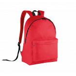 Sac à dos classique - Version junior KI0131 - Red / Black personnalisable - Vue de face