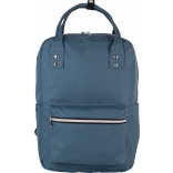 Sac à dos style urbain KI0138 - Iris Blue personnalisable - Vue de face