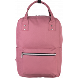 Sac à dos style urbain KI0138 - Light Marsala personnalisable - Vue de face