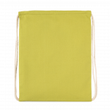 Sac à dos avec cordon épais KI0154 - Burnt Lime personnalisable - Vue de face