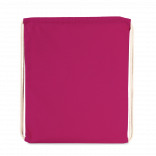 Sac à dos avec cordon épais KI0154 - Fuchsia personnalisable - Vue de face