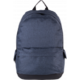 Sac à dos KI0158 - Graphite Blue Heather personnalisable - Vue de face