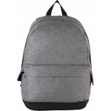 Sac à dos KI0158 - Graphite Grey Heather personnalisable - Vue de face