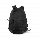 Sac à dos loisir avec porte-casque KI0172 - Black personnalisable - Vue de face