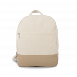 Sac à dos essentiel en coton KI0185 - Natural / Hemp personnalisable - Vue de face