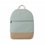 Sac à dos essentiel en coton KI0185 - Sage / Hemp personnalisable - Vue de face