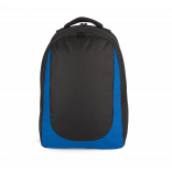 Sac à dos sports d’équipe KI0193 - Black / Royal Blue personnalisable - Vue de face