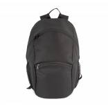 Sac à dos de padel / tennis KI0194 - Black personnalisable - Vue de face