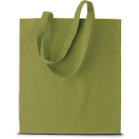 Sac shopping avec longues anses KI0223 - Burnt Lime personnalisable - Vue de face