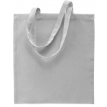 Sac shopping avec longues anses KI0223 - Cool Grey personnalisable - Vue de face