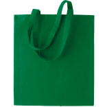 Sac shopping avec longues anses KI0223 - Kelly Green personnalisable - Vue de face