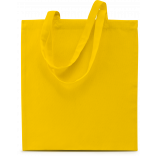 Sac shopping avec longues anses KI0223 - Yellow personnalisable - Vue de face