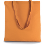 Sac shopping avec longues anses KI0223 - Cumin Yellow personnalisable - Vue de face
