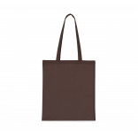 Sac shopping avec longues anses KI0223 - Chocolate personnalisable - Vue de face