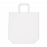 Sac shopping en coton KI0247 - White personnalisable - Vue de face