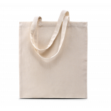 Sac shopping en coton biologique KI0288 - Natural personnalisable - Vue de face