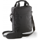 Sac messenger / tablette KI0303 - Black personnalisable - Vue de face