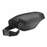 Sac de ceinture / banane KI0332 - Black personnalisable - Vue de face
