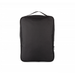 Sac porte-chaussures KI0383 - Black personnalisable - Vue de face